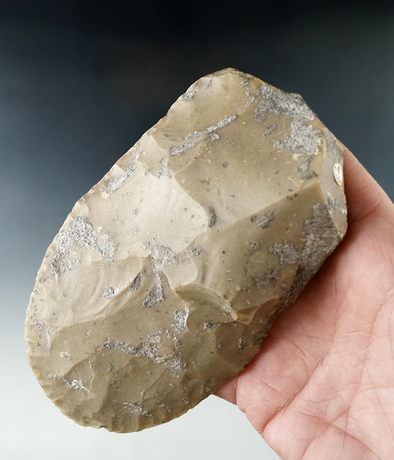 4 5/8" Kerrville style Knife found by Lynn Spurgeon and Uvalde Co., Texas. Ex. Museum!