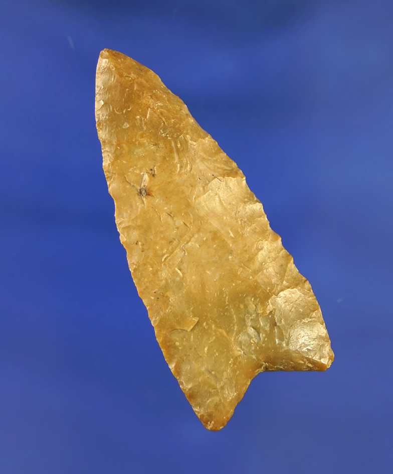 2 3/16" Fluted Paleo found in Stoddard Co., Missouri.