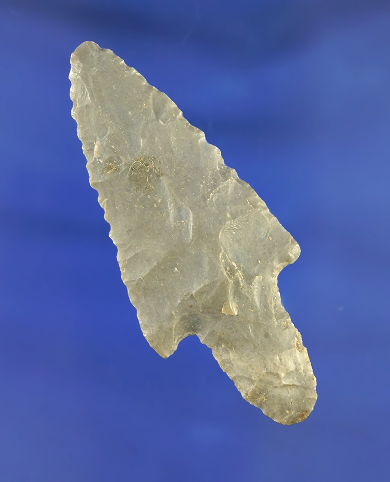 2 5/8" long Stemmed Adena found in Kentucky.