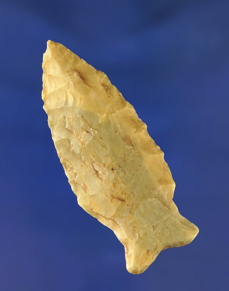 2 7/16" Fishtail Dalton found in Missouri.