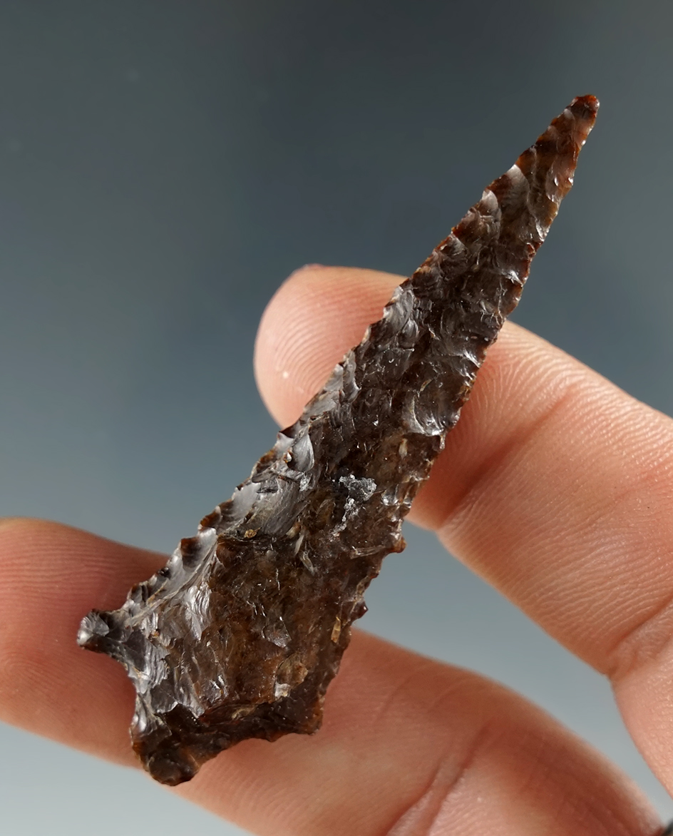 2 1/4" large Rabbit Island - brown Jasper found in Klickitat Co., Washington.