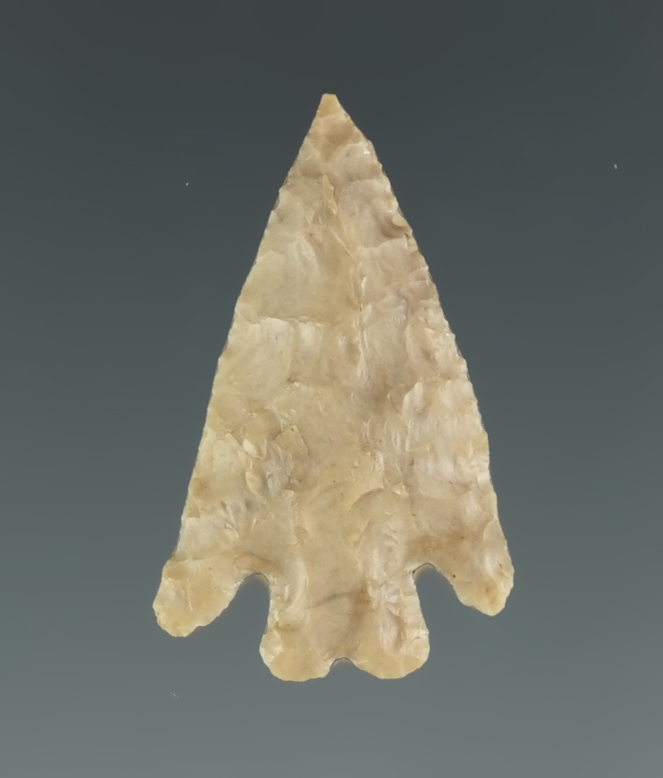 Well styled 15/16" split stem Gem point found near the Columbia River.