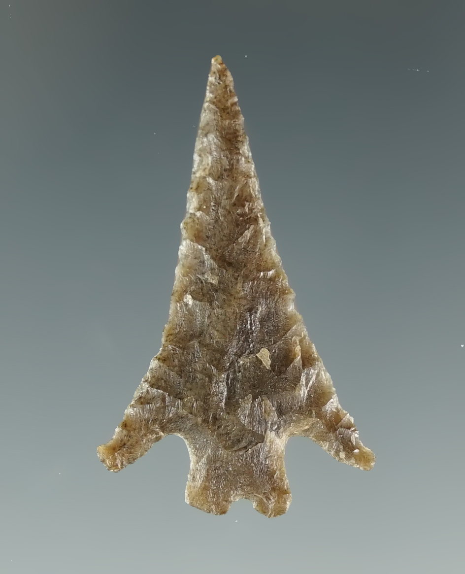 1 3/16" well styled Columbia Plateau Split Stem found near the Columbia River.