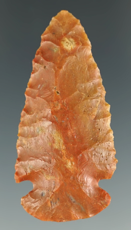 Beautiful material and color on this 2" Dovetail found in Scott Co., Kentucky. Carter Cave Flint.