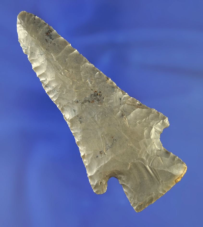 4 and 1/16" Big Slough Knife - Meade Co.,  Kentucky. Ex. Gary Noel,  Hornstone. Dickey COA.