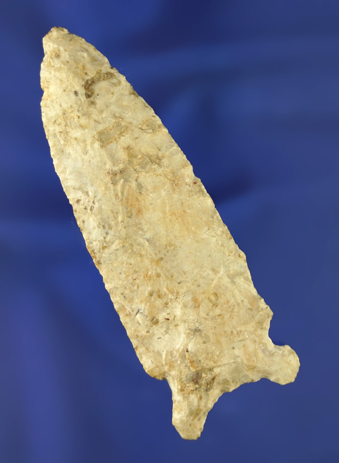 3 1/2" Graham Cave made from Burlington chert found in Howard Co.,  Missouri.  Meadows COA.
