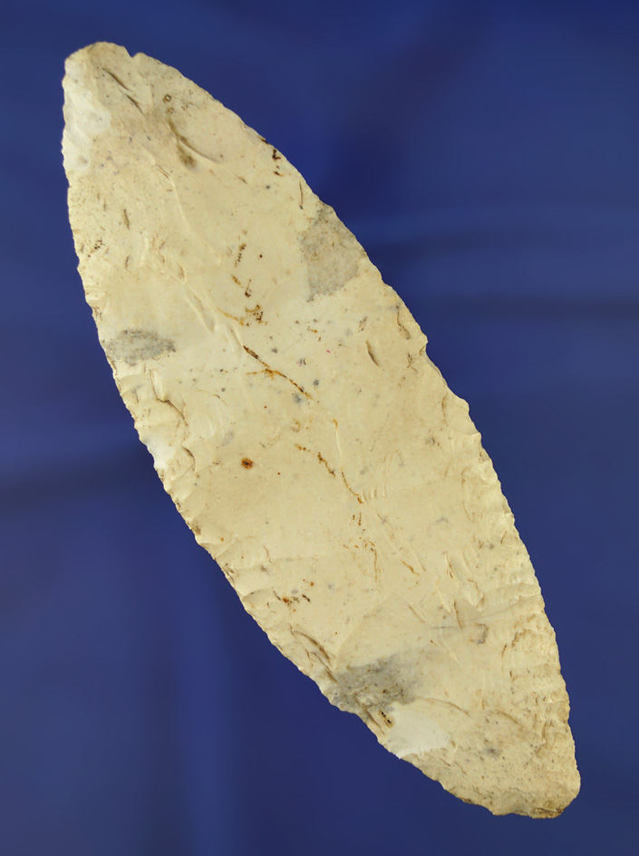 Large 6 1/4" Adena Blade found in Johnson Co.,  Missouri that is thin for size.