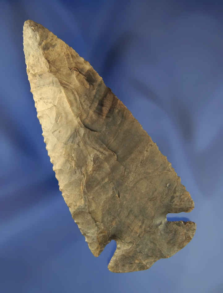 4 3/4" classic style Notched Base Dovetail found in Darke Co.,  Ohio  Bennett COA.