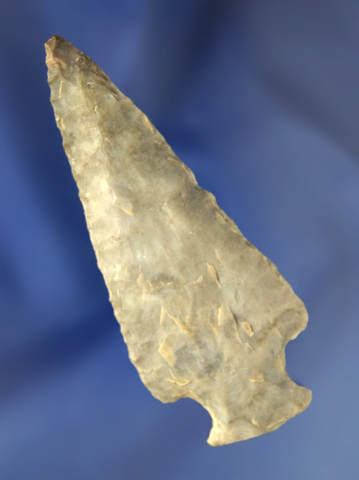 2 15/16" Bottleneck point found in 1965 on Flint Ridge by Jack Hooks in Ohio.