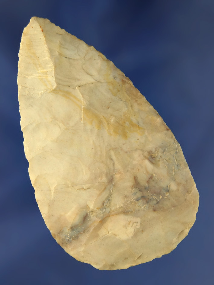 3 1/16" Adena Blade- Flint Ridge Flint that was part of a cache found near Indian Lake,  Ohio.