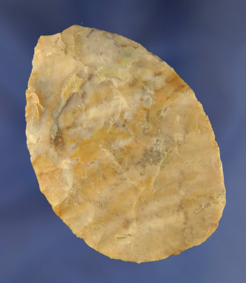 2 3/4" Adena Blade - Flint Ridge Flint that was part of a cache found near Indian Lake, Logan Co.,