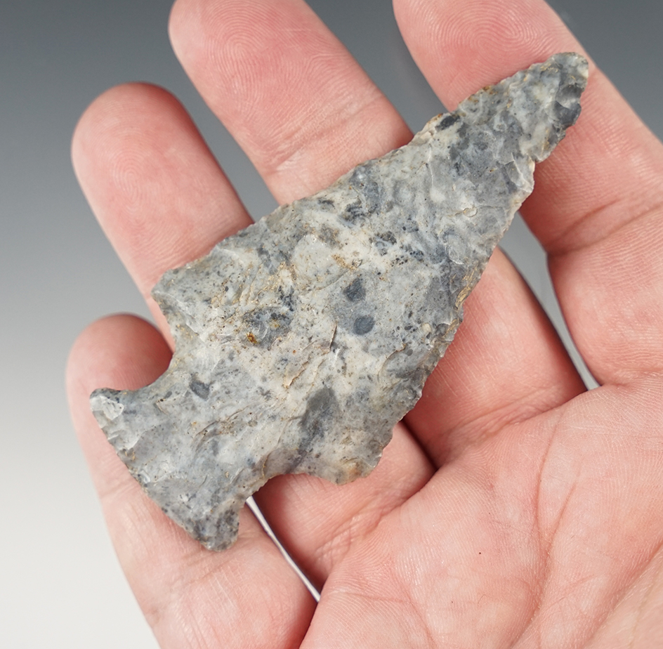 Nice 3 1/4" Coshocton Hopewell found in Sandusky Co., Ohio. 