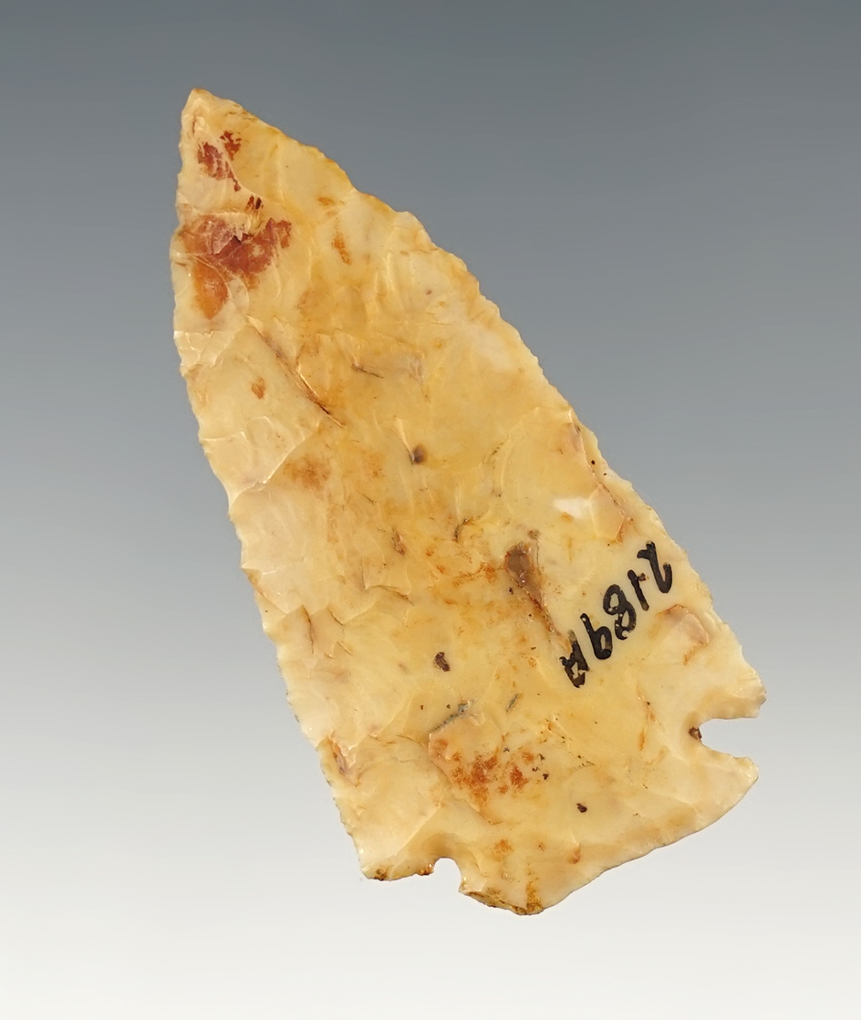 2 1/8" Micronotch - Flint Ridge. Pickaway Co., Ohio. Ex. Jack Hooks, Stan Copeland.