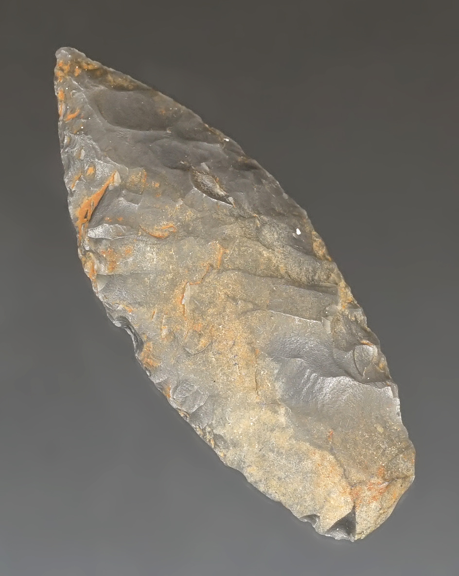 2" obsidian Cascade that was part of the Dewey Dietz Family Cache found in Oregon.