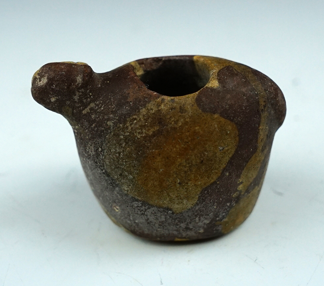 1 7/8" Miniature Canopa found in Peru.