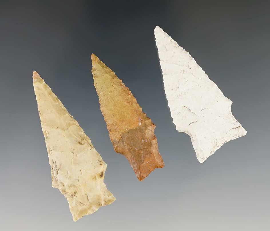 Set of 3 Texas Darls. The largest is 1 15/16". All 3 have a Rogers COA.