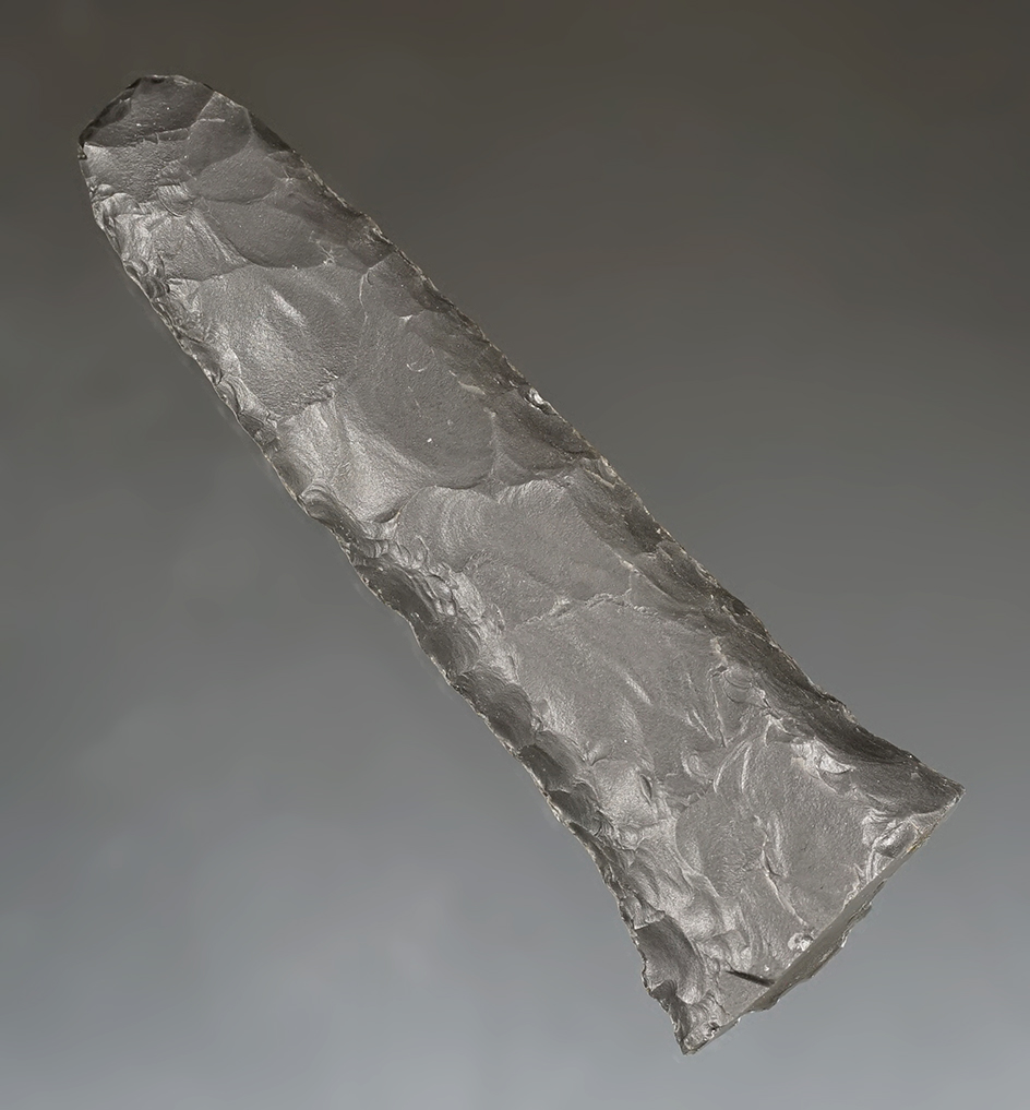 Big! 3 3/16" stem area of a Paleo Cougar Mountain - Fort Rock Oregon.  Stem is heavily ground.