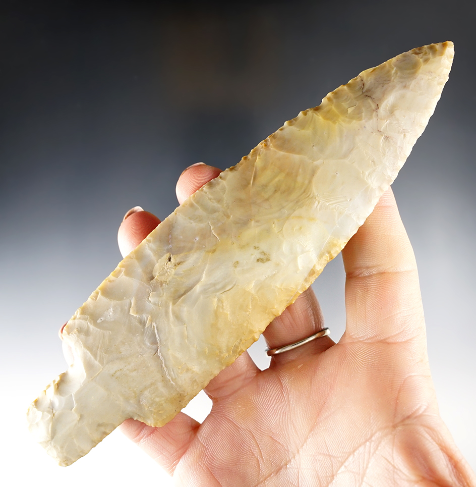 Incredible 6 5/16" Adena - Fremont, Ohio. Ex., Lynn Brooks, Charles Smith, Irv Dougherty.