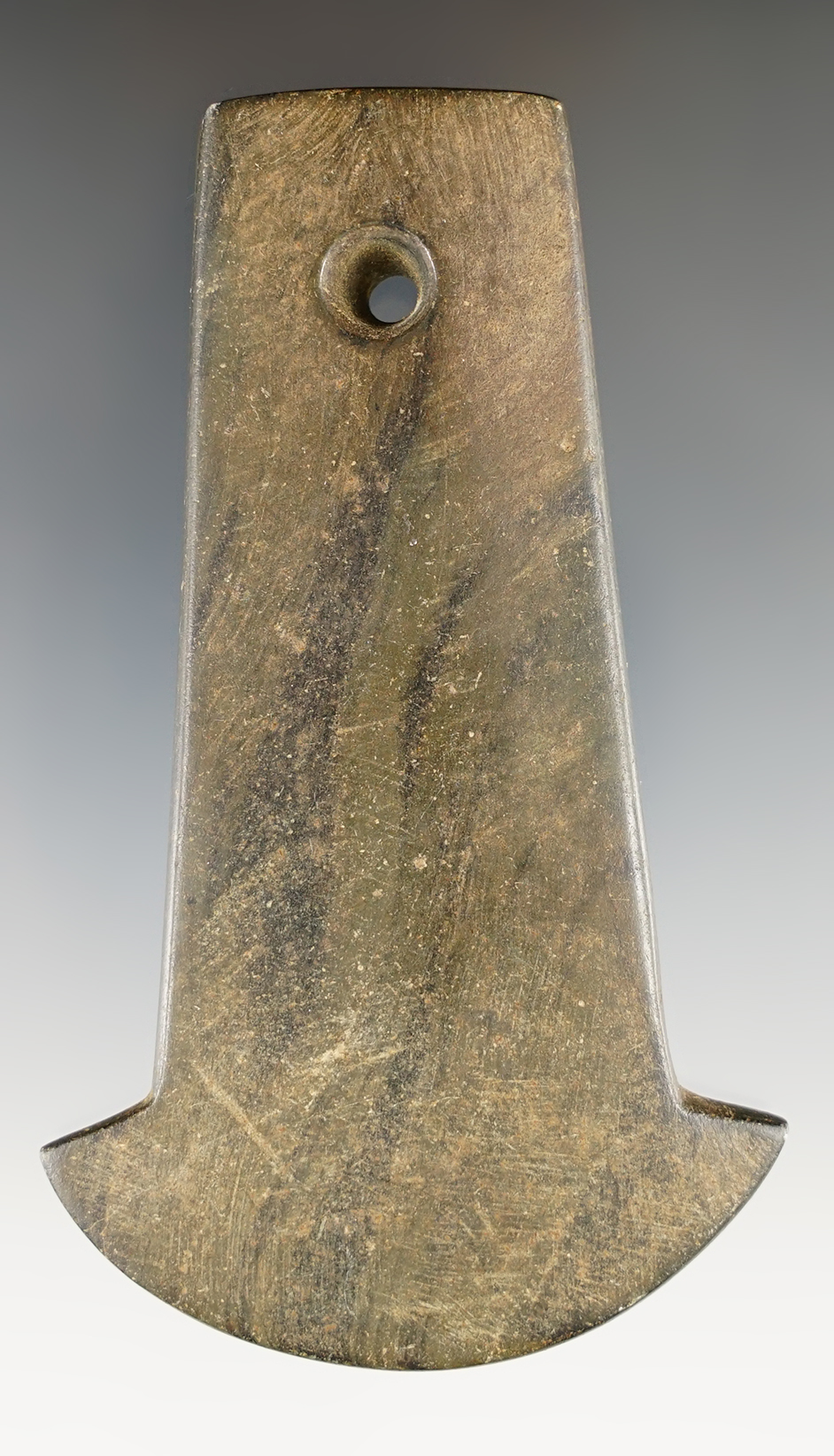 4" Anchor Pendant - attractive banded slate - Fayette Co., Ohio. Ex.  Mumaw, Jerre Wall .