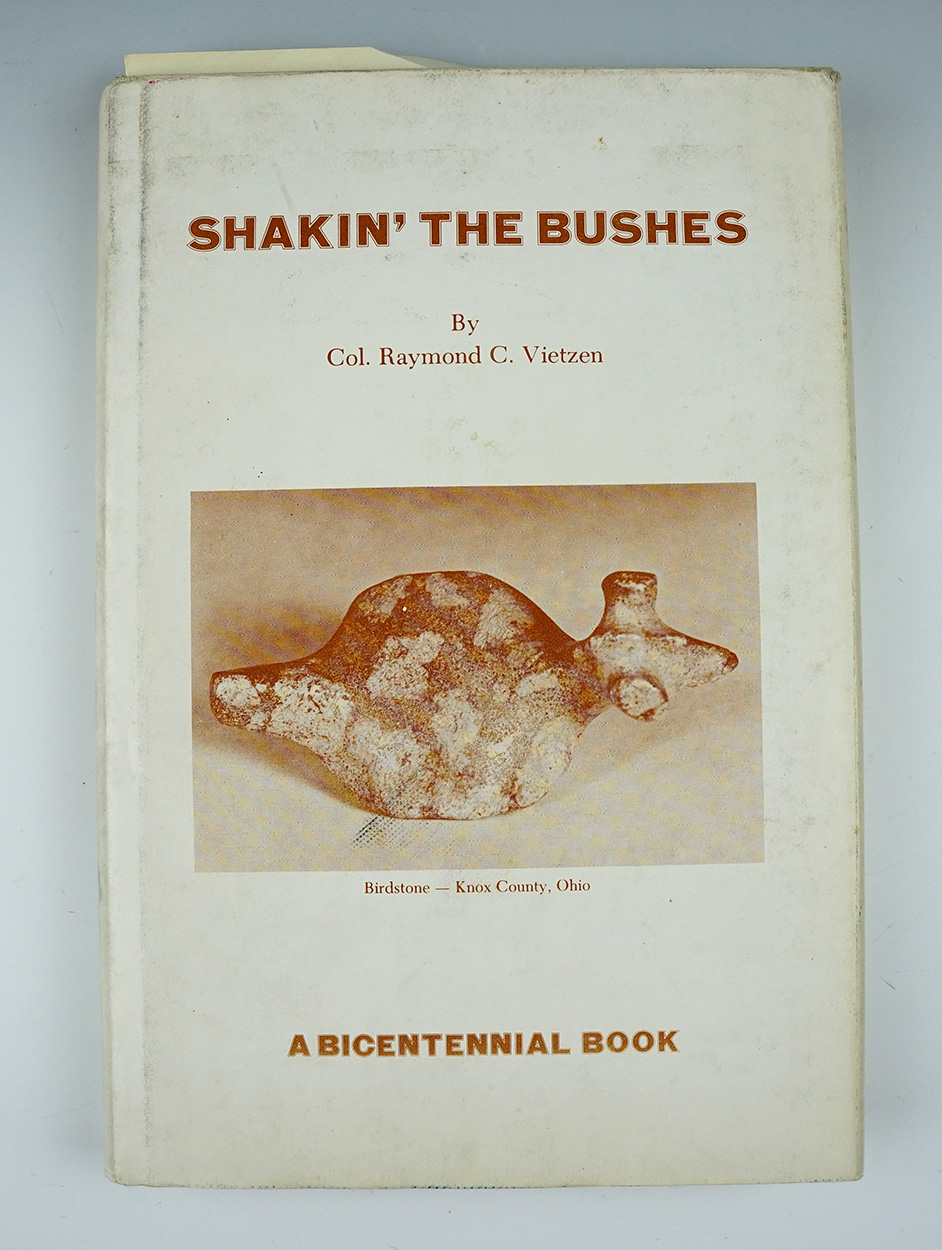 Hardcover book with dust jacket in "Shakin' the bushes" by Raymond C. Vietzen.