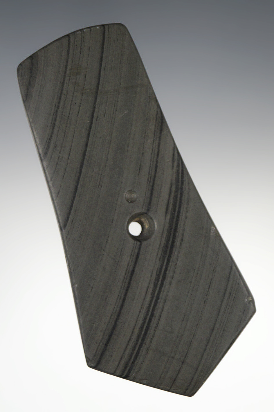 4 5/16" Hopewell Pentagonal Pendant - Preble Co., Ohio. Ex. A. T. Wehrle, Jon Schatz, Billy Hillen.