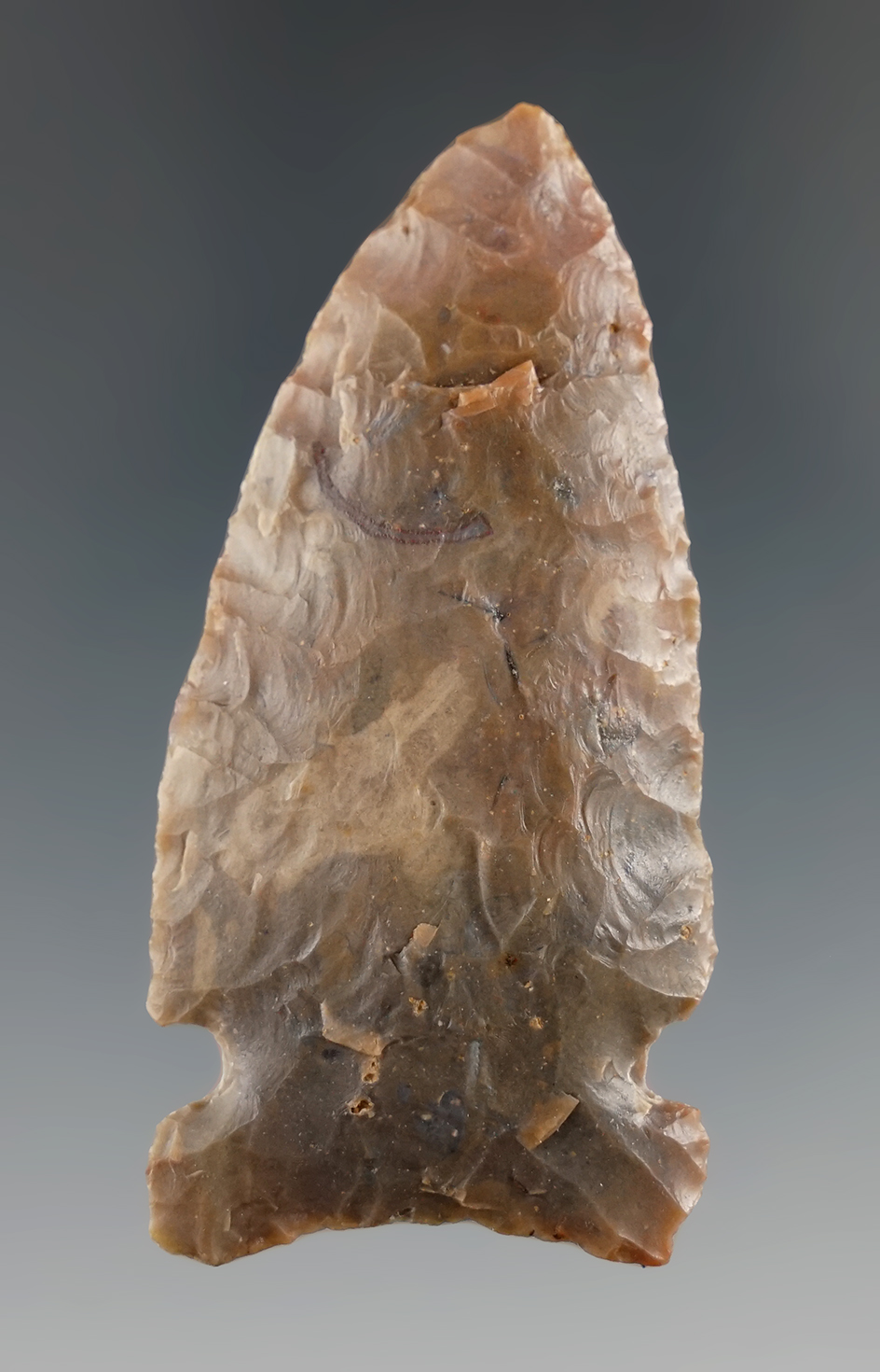 2 1/2" Big Sandy made from beautiful Sonora Flint found in Allen Co., Kentucky.