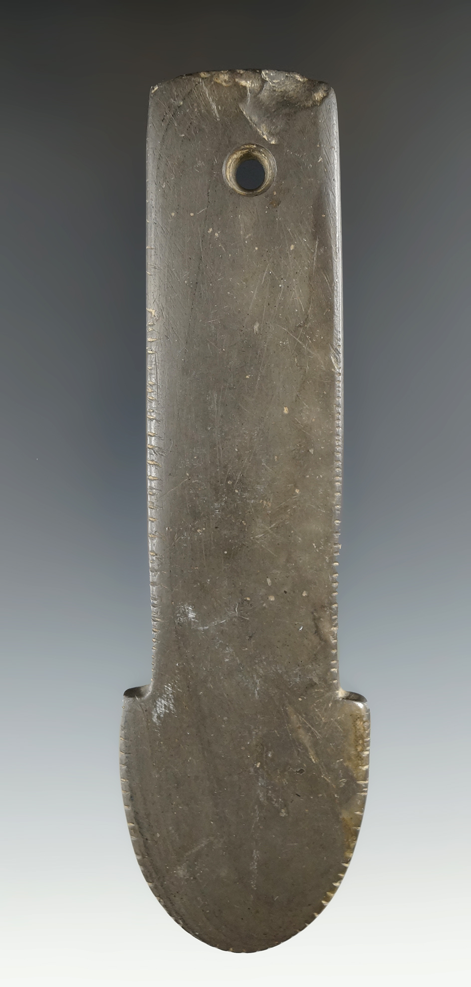 5 3/8" Adena Anchor Pendant - nicely tallied - found in Logan Co., Ohio. Pictured.