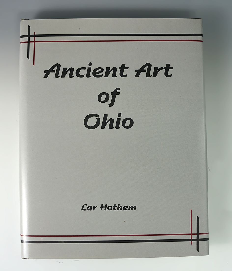 Hardcover book with dust jacket in like new condition "Ancient Art of Ohio" By Lar Hothem.
