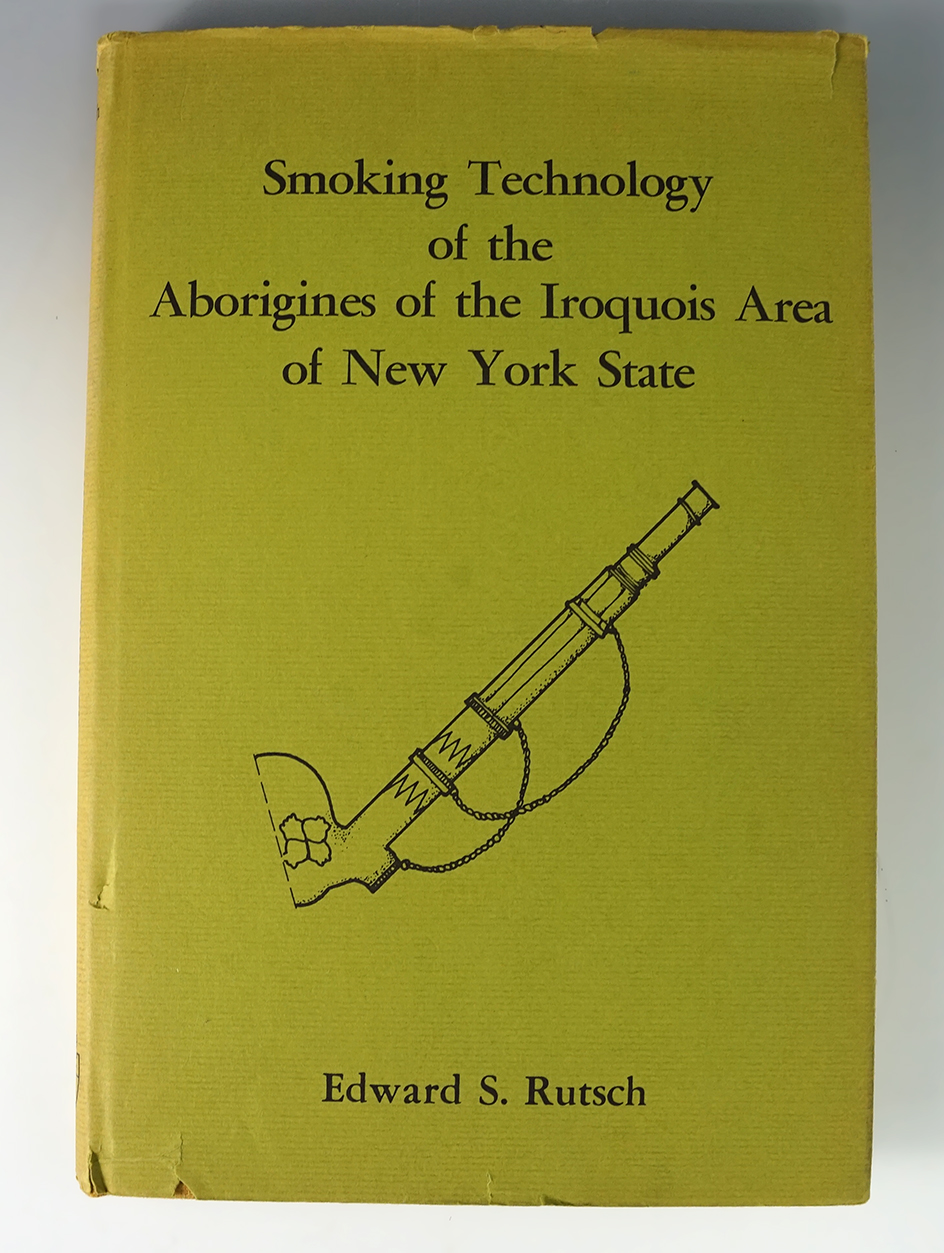 Hardcover book  "Smoking technology of the aborigines of the Iroquois area of New York State"