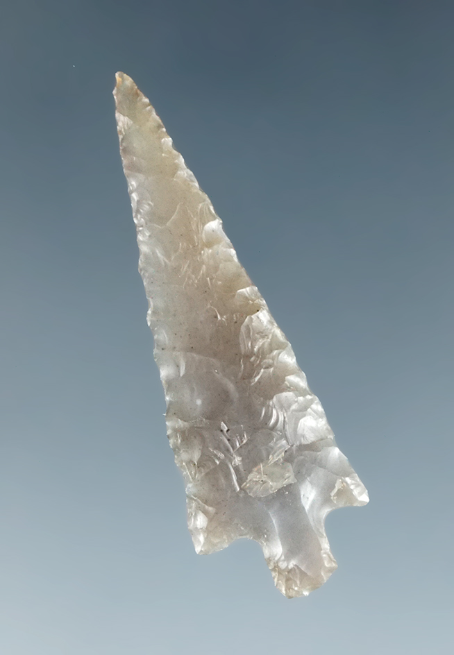 1 3/8" well-crafted Wallula Gap made from semi translucent chalcedony found near the Yakima.