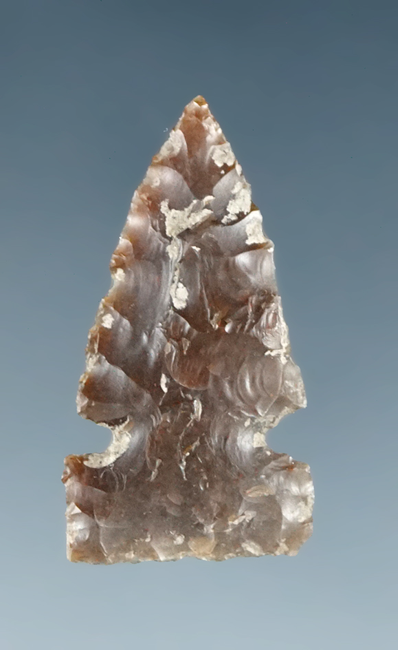 1" Desert Sidenotch - Brown Jasper-agate found near the Yakima River, Benton Co., WA.