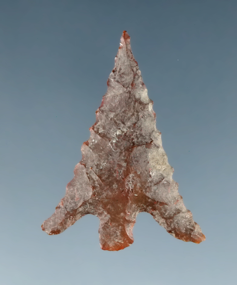 1" Columbia Plateau made from brown Jasper found near the Yakima River, Yakima Co., WA.