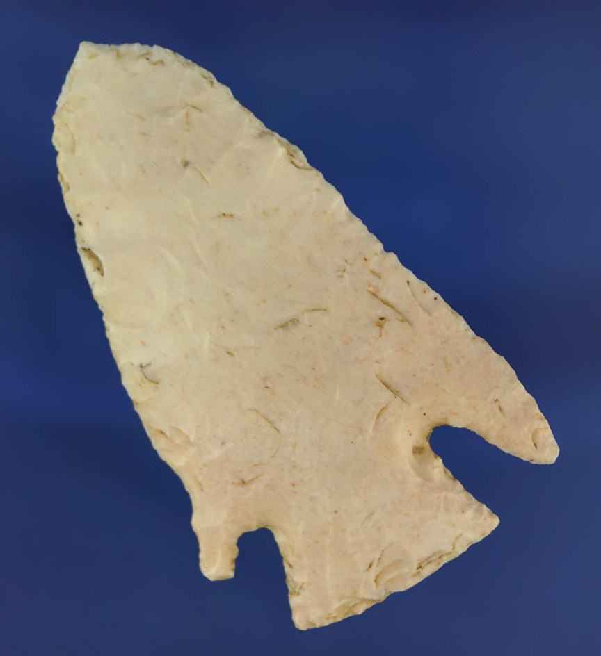 2 1/2" Basal Notch point found in St. Louis Co.,  Missouri. Ex. Jerry Dickey.