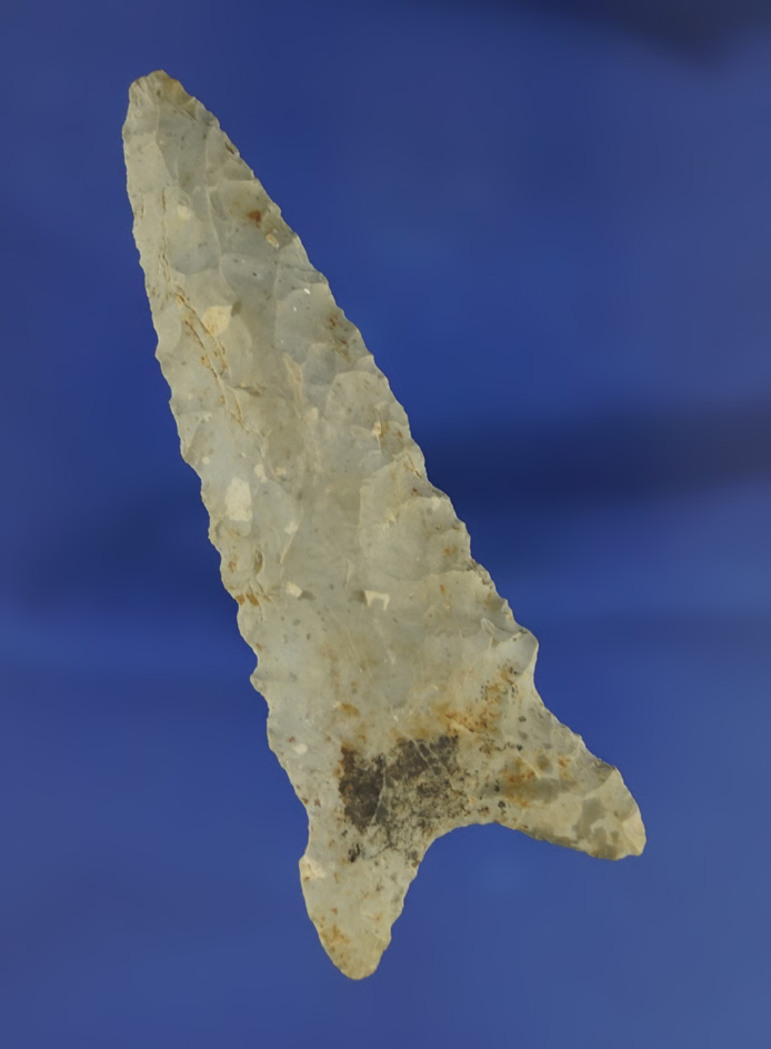 3" Graham Cave found in Cass Co.,  Missouri. Comes with a Bennett COA.