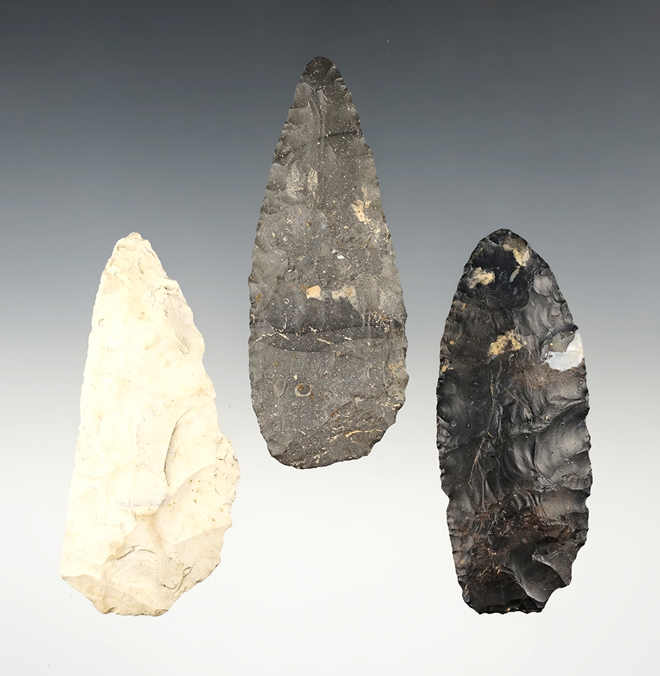 Set of 3 nicely made Ohio Knives. The largest is 3 1/2".