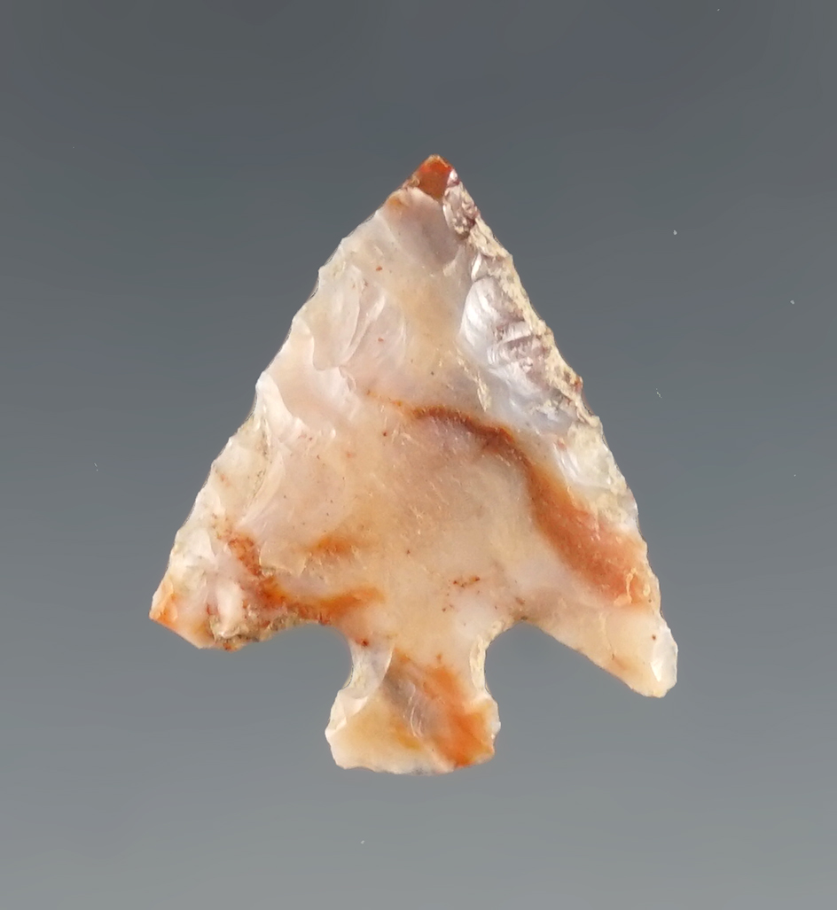 13/16" Columbia Plateau made from multi-colored Agate. Comes with a Ben Stermer COA.