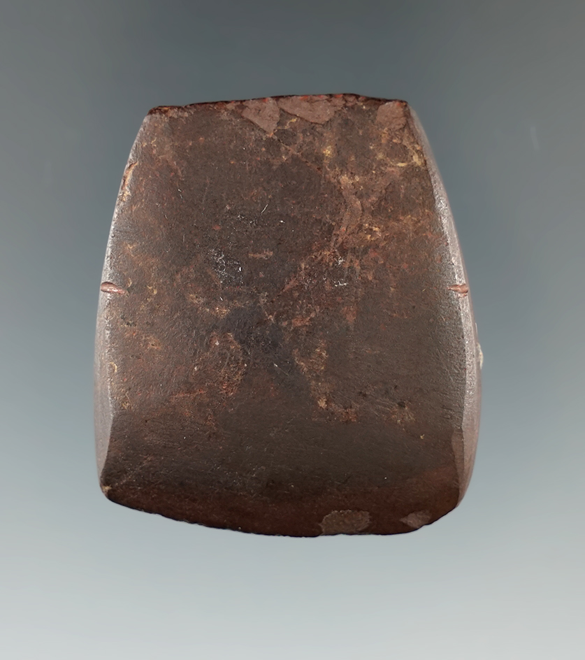 1 5/8" x 15/16" Hematite Celt. Ex. Hovan, Elmer Grimm. Great bit and polish.