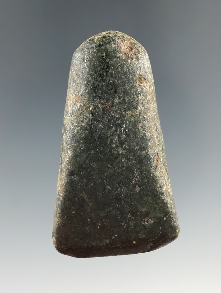 2 1/8" pre-Columbian miniature jadeite Celt found in central America.