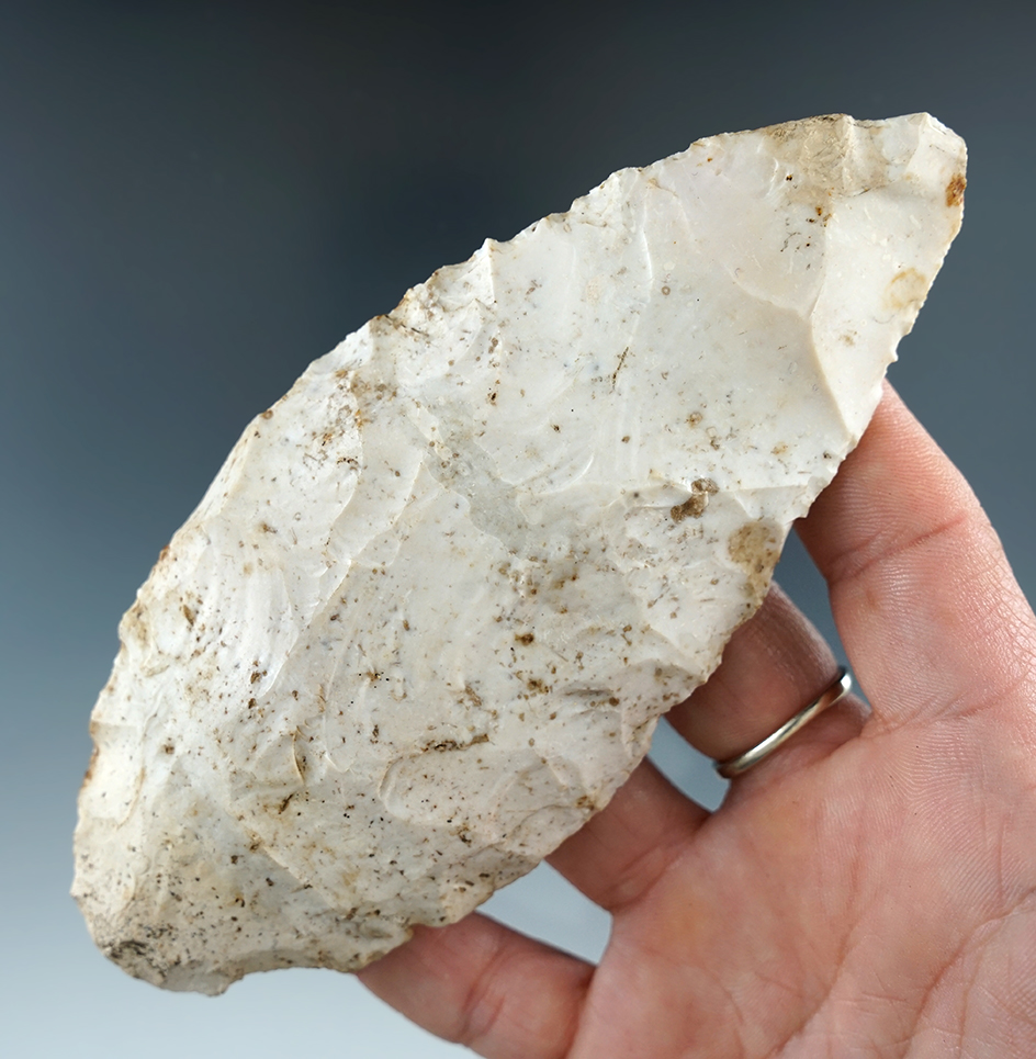 5 1/8" Flint Blade found in Illinois.