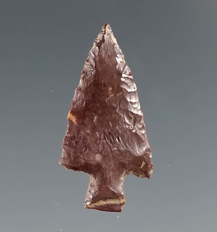 7/8" Wallula found in Klickitat Co., Washington. Ex. Charles Mitchell Collection. Ben Stermer COA.