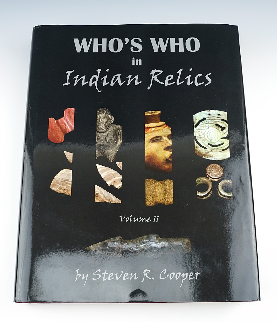 Hardcover book in like new condition "Who's Who in Indian Relics", Volume 11, by Steven Cooper.