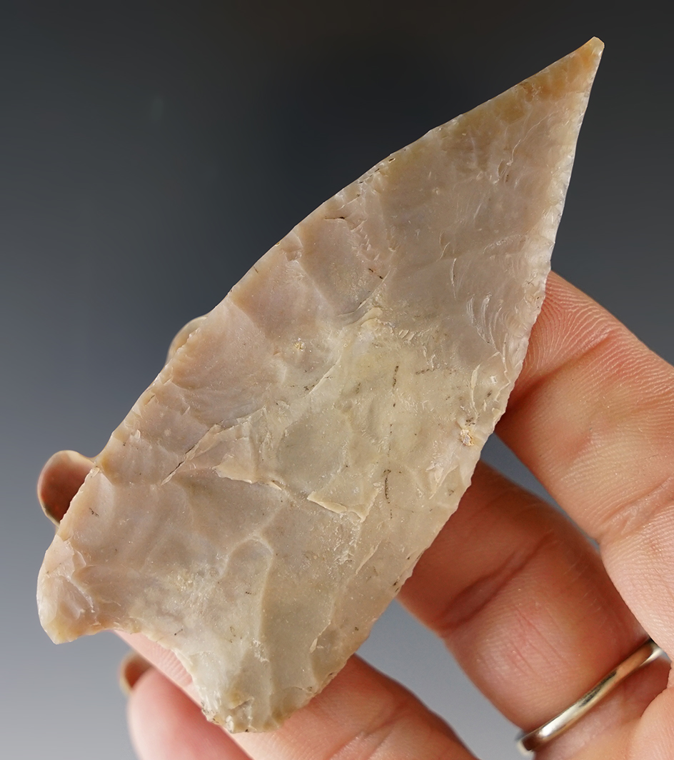 Superb Needle Tip 3 1/4" Texas Kinney Knife. Ex. Mark Van Horne Collection.