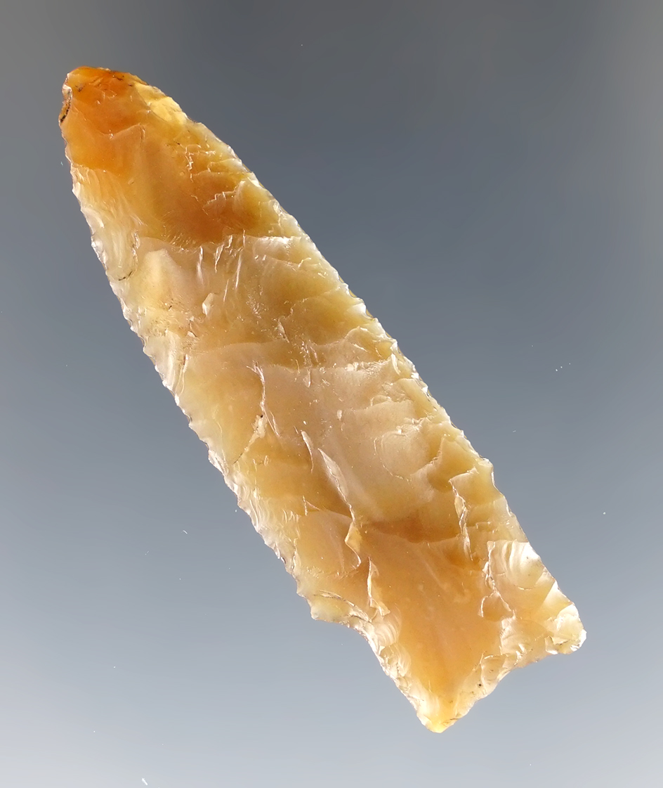 Beautifully flaked 2" Darl found in Texas. Ex. Dan Maas. Comes with a Jackson COA. Ex. Van Horne