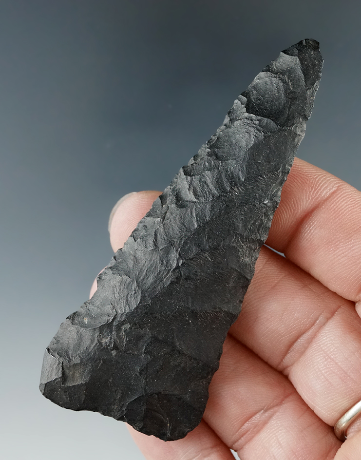 2 15/16" triangular knife found in Kentucky.