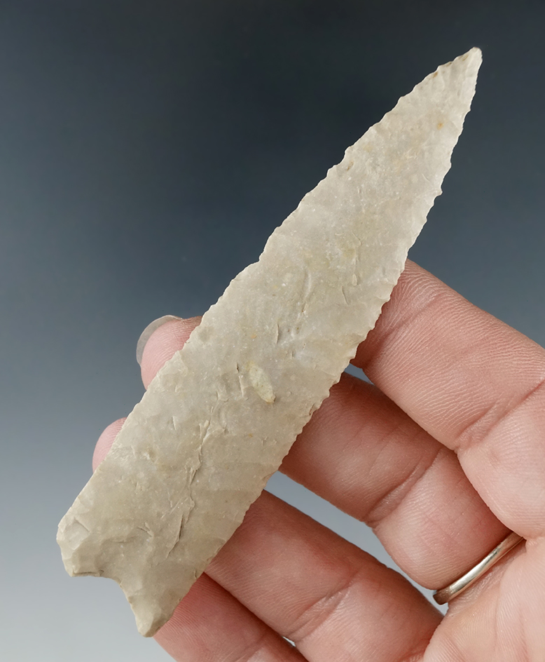 3 5/8" Plainview Dug in May, 2003 at the Gault Site in Williamson Co., Texas.