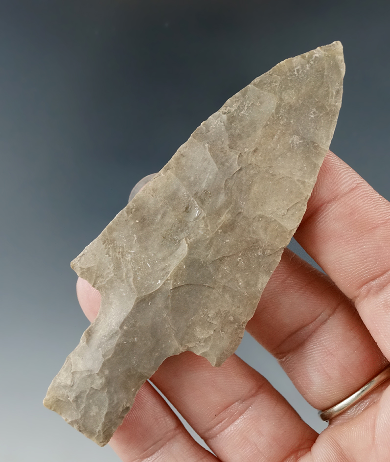 Ex. Museum! 3 7/16" Bulverde point with a nice long stem found in Texas.