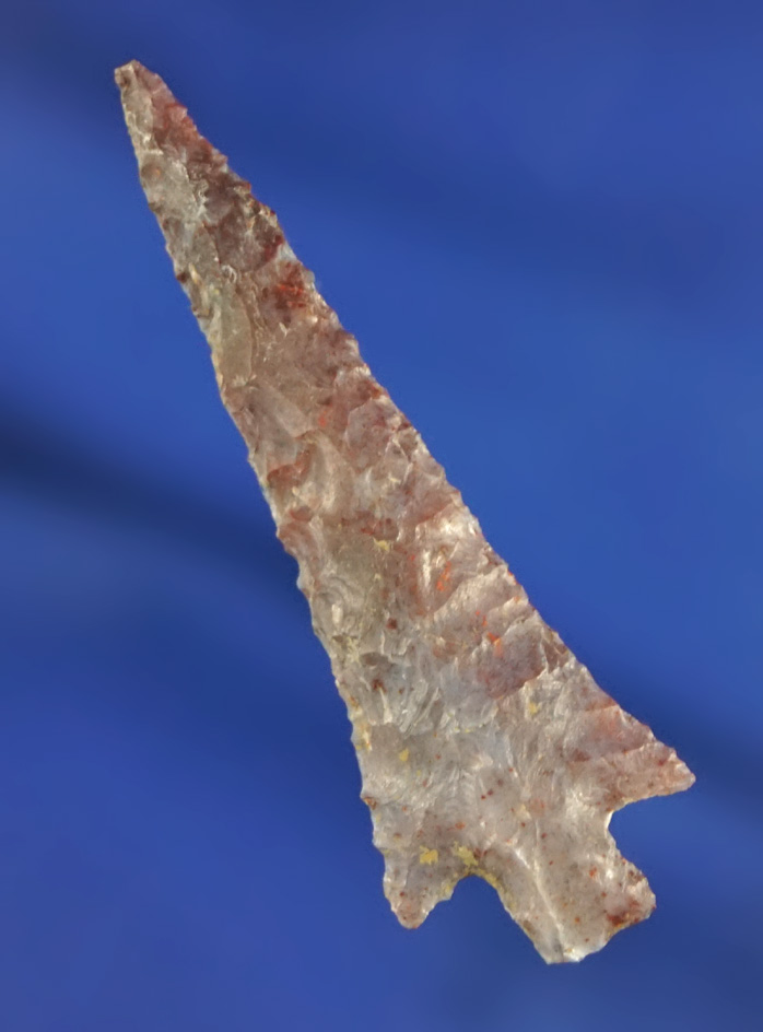 1 11/16" Rose Springs made from beautiful pink and purple Flint found near the Columbia River.