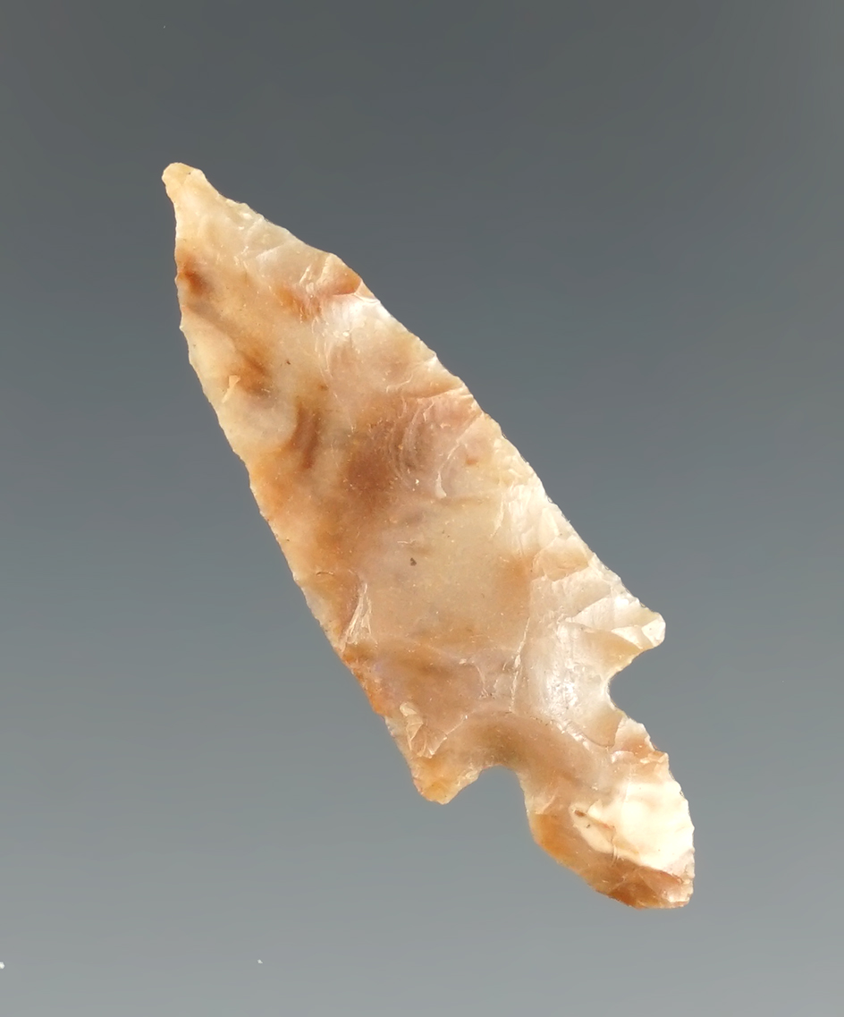 1 5/16" Klickitat Dagger made from Agate, found near the Columbia River, Washington. Pictured.