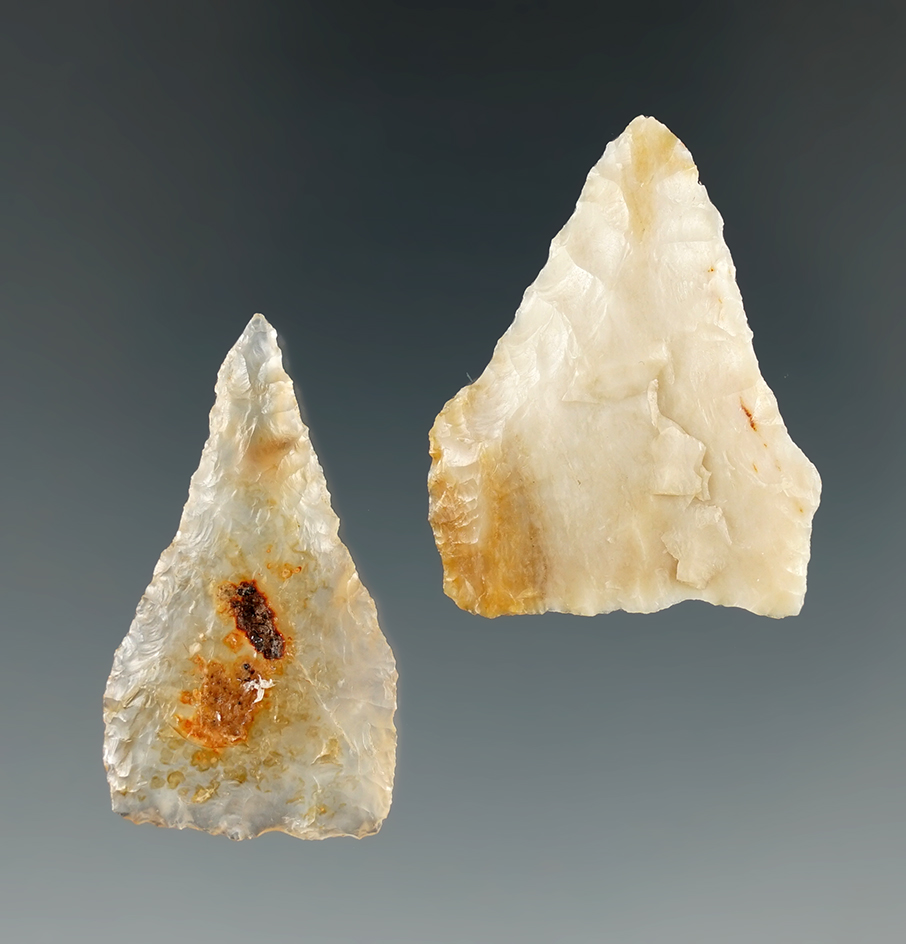 Pair of nice Plateau Pentagonals found in Franklin Co., Washington.