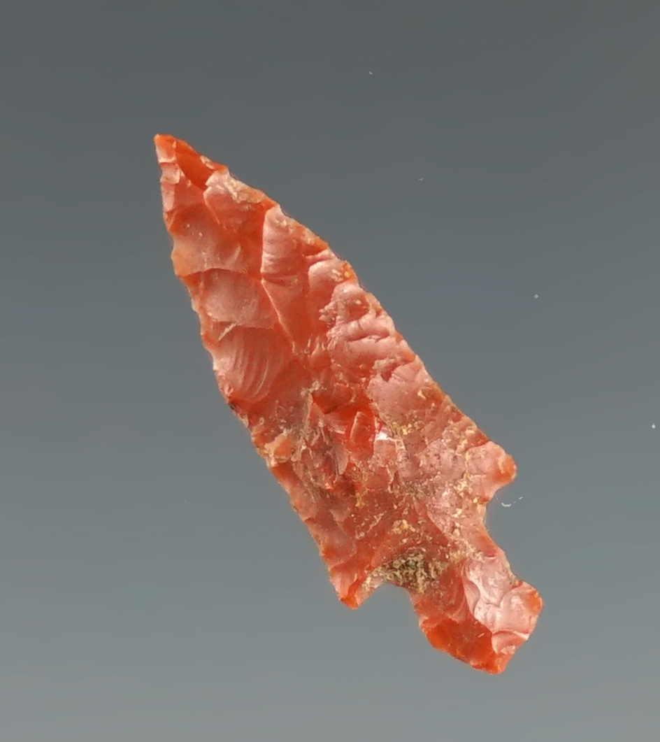 7/8" Klickitat Dagger made from beautifully colored Jasper. Columbia River in Umatilla, Oregon.